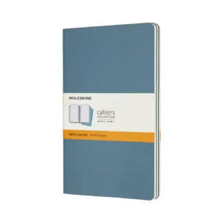 Moleskine Cahiers  Large Ruled Brisk Blue