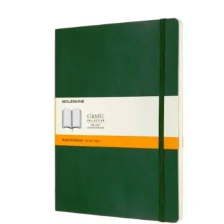 Moleskine Ruled Notebook Extra Large softcover Myrthle Green