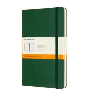 Moleskine Ruled Notebook Large hardcover Myrthle Green