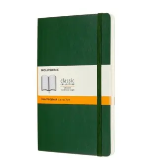 Moleskine Ruled Notebook Large softcover Myrthle Green