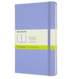 Moleskine Plain Notebook Large met hardcover Hydrangea