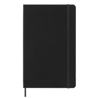 Moleskine Large Weekly Horizontal Diary Planner '25/'26 HARDcover Black