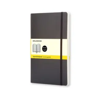 Moleskine Squared Notebook Large softcover Black