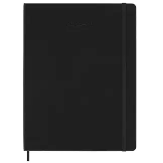 Moleskine Extra Large Weekly Notebook Diary/Planner 18 maands '26/'27 HARDcover Black