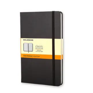 Moleskine Ruled Notebook Large hard cover Black