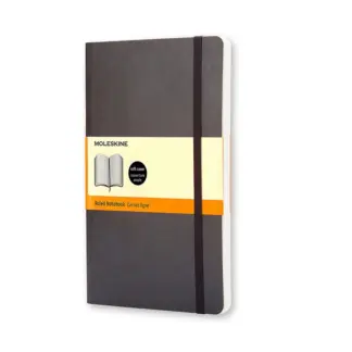 Moleskine Ruled Notebook Large soft cover black