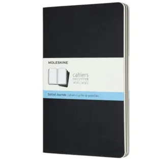 Moleskine set van 3 Cahiers Extra Large Dotted Black