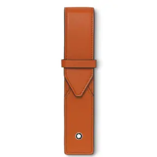 Montblanc Meisterstuck Selection Soft Pen Pouch Spicy Orange (1 pen)