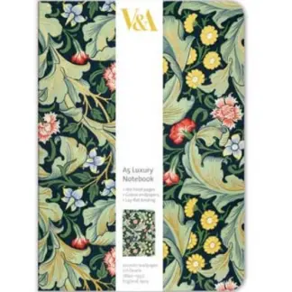 Museum&Galleries A5 Ruled Notebook Leicester Wallpaper, J.H. Dearle
