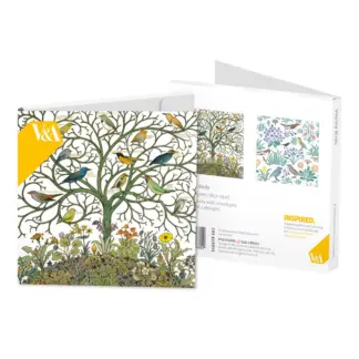 Museum&Galleries Notecards Voysey Birds
