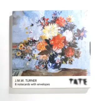 Blanco wenskaartjes van J.M.W. Turner: A Vase Lilies Dahlias and Other Flowers