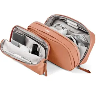OrbitKey 2-in-1 Tech Pouch Rose