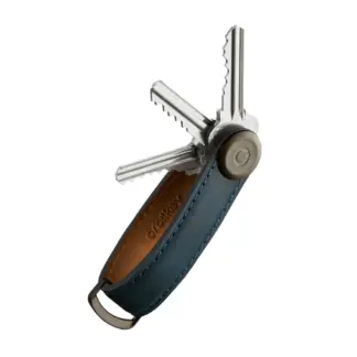 OrbitKey Key Organiser Crazy Horse Marine Blue / Blue