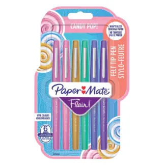 Papermate Set van 6 Fineliners Candy Pop!