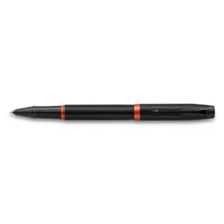 Parker IM Black Orange Vibrant Rings rollerball
