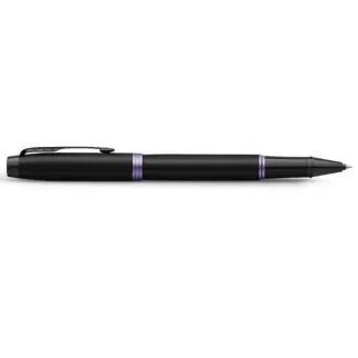 Parker IM Black Purple Vibrant Rings rollerball