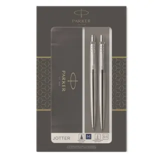 Parker Jotter Staal CT set (balpen en potlood)