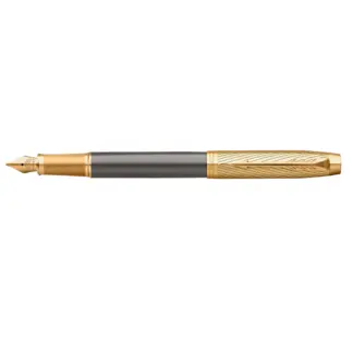 Parker IM Premium Pioneers Collection Arrow Grey Laquer GT vulpen