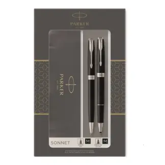 Parker Sonnet Black Laque CT set van balpen en rollerball