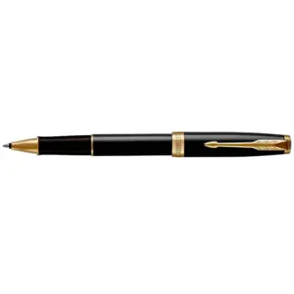 Parker Sonnet  Black Lacquer GT rollerball
