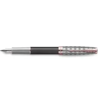 Parker Sonnet Premium Metal & Grey PGT vulpen