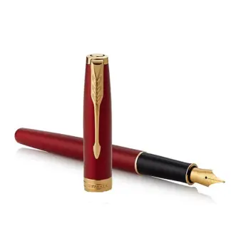 Parker Sonnet Red Lacquer GT vulpen