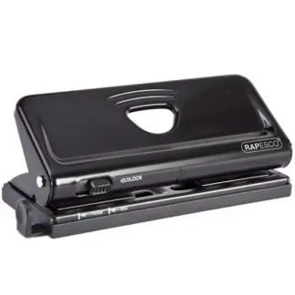 Rapesco 6 gaats perforator Black