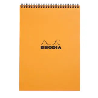 Rhodia A4 WiredPad Yellow Gelinieerd