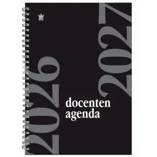 Ryam A4 Docenten agenda met spiraal 2026/2027 zwart