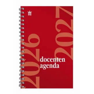 Ryam Docenten agenda met Spiraal 2026/2027 rood