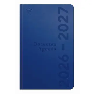 Ryam Docenten agenda Hardcover 2026/2027 Deluxe blauw
