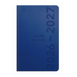 Ryam Studie agenda Deluxe 2026/2027 hardcover blauw