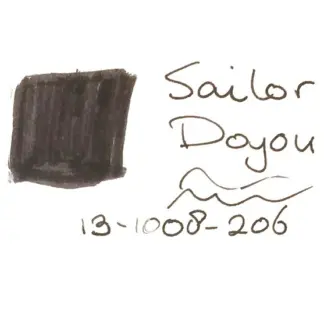 Sailor Shikiori vulpen inkt Doyou Sample 3 ml.