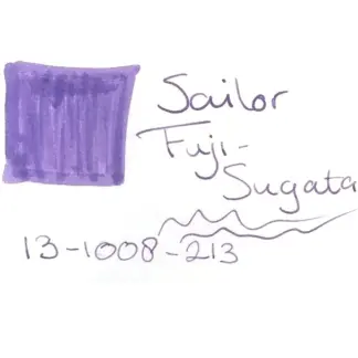 Sailor Shikiori vulpen inkt Fuji Sugata Sample 3 ml.