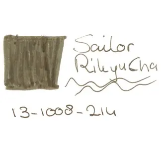 Sailor Shikiori vulpen inkt Rikyucha Sample 3 ml.