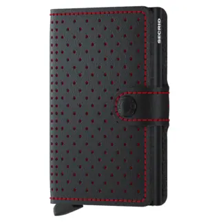 Secrid Miniwallet Perforated Black / Red