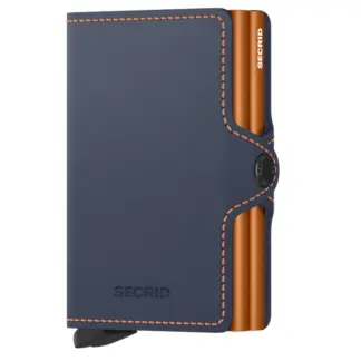 Secrid Twinwallet Matte Nightblue / Orange