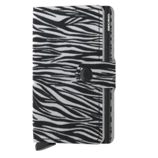 Secrid Miniwallet Style Zebra Light Grey