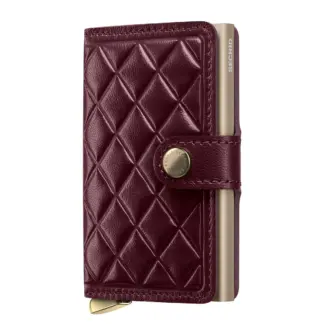 Secrid Premium+ Style Miniwallet Emboss Diamond Bordeaux