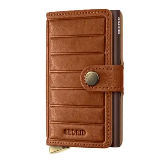 Secrid Premium+ Style Miniwallet Emboss Lines Cognac