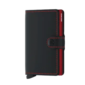 Secrid Miniwallet Matte Black / Red