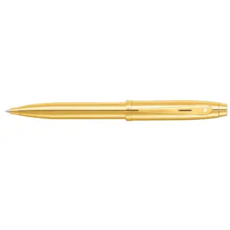 Sheaffer 100 Glossy Gold PVD clip balpen