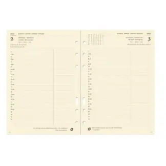 Succes Agenda-inhoud Dag 2026 Junior Calendarium Crème