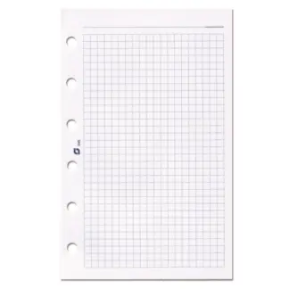 Succes Mini Notitiepapier Wit geruit