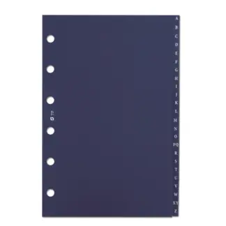 Succes Standard 24 Tabbladen Alfabet Kunststof Blauw