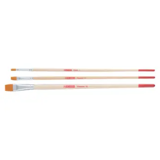 Royal Talens Art Creations Olie- en Acrylpenselenset van 3 Plat - Polyester