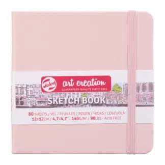 Royal Talens Art Creations Schetsboek Pink 12 x 12 cm 140 g 80 Vellen