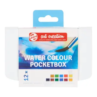 Royal Talens Art Creations Watercolour Aquarelverfset Pocketbox 12 kleuren