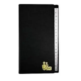 Kangaro Telefoonregister A5 Zwart