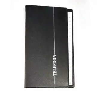 Kangaro Telefoonregister/Adresboek spiraal A-Z Zwart